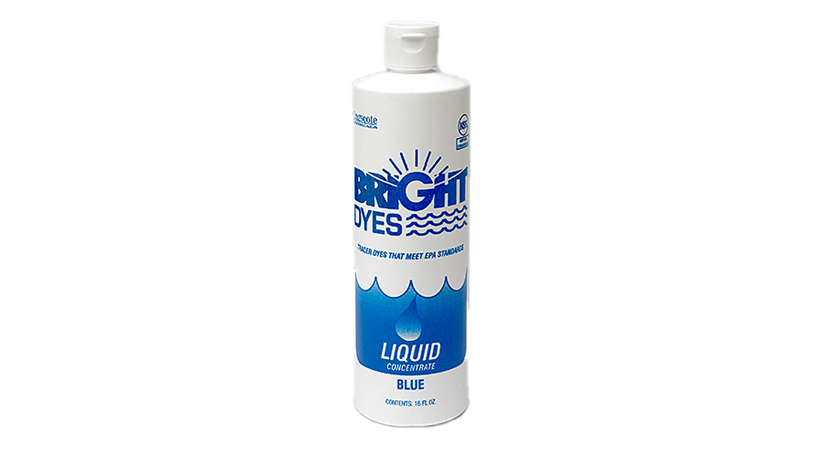 USABlueBook® Standard Blue Liquid Tracing Dye, 1 Pint, Water Tracing Dye 